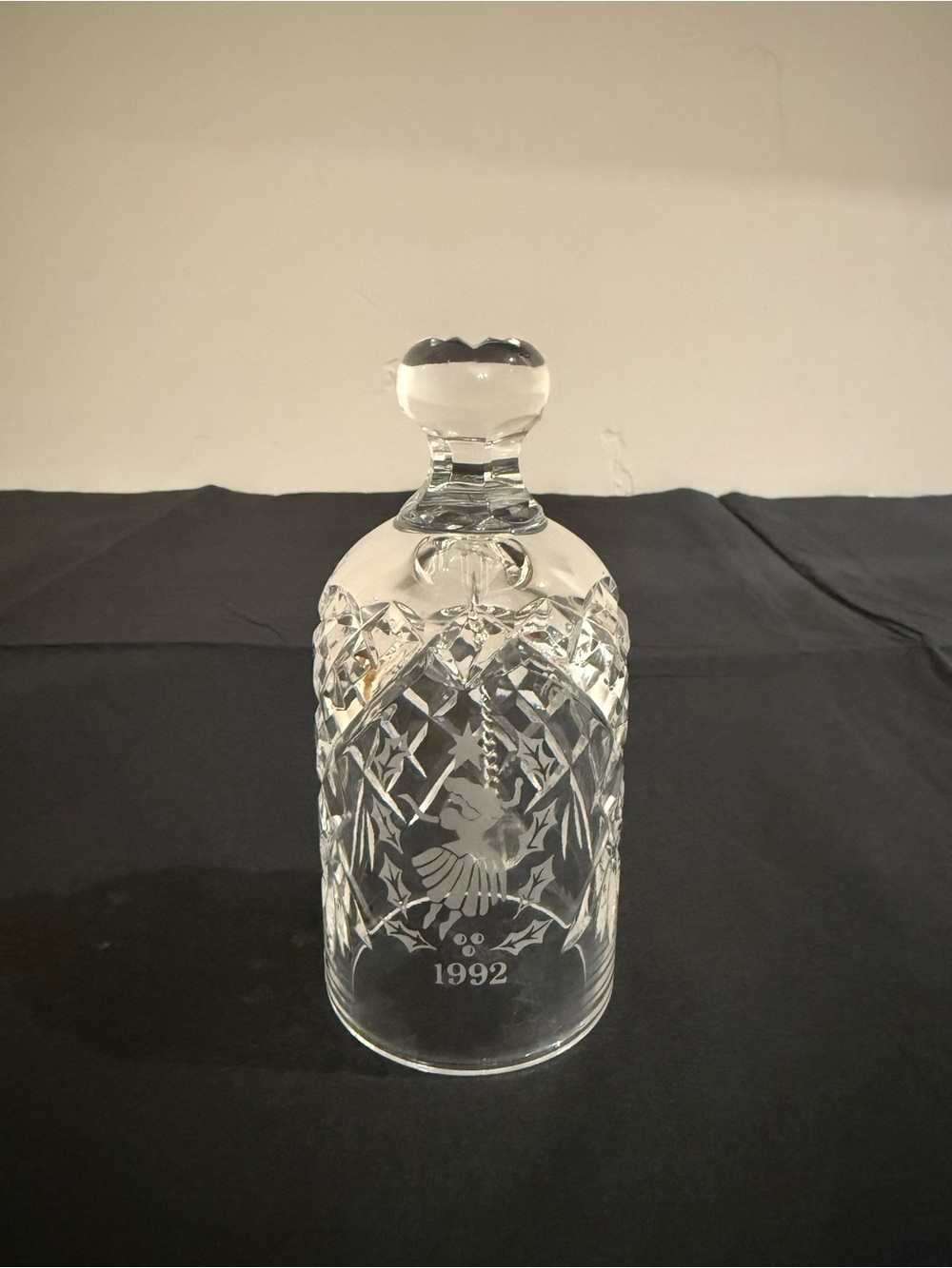 Vintage Waterford Crystal Christmas Bell